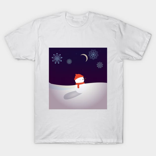 A Snow Day T-Shirt by Ms_Serene